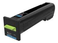 LEXMARK CS820 Cartouche de toner cyan