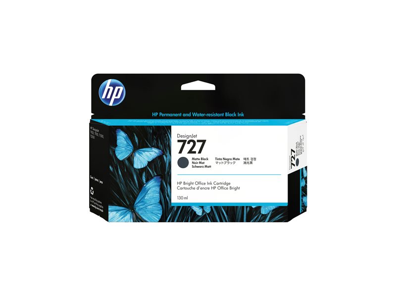 HP 727 Ink Mate Black 130ml T920 T1500