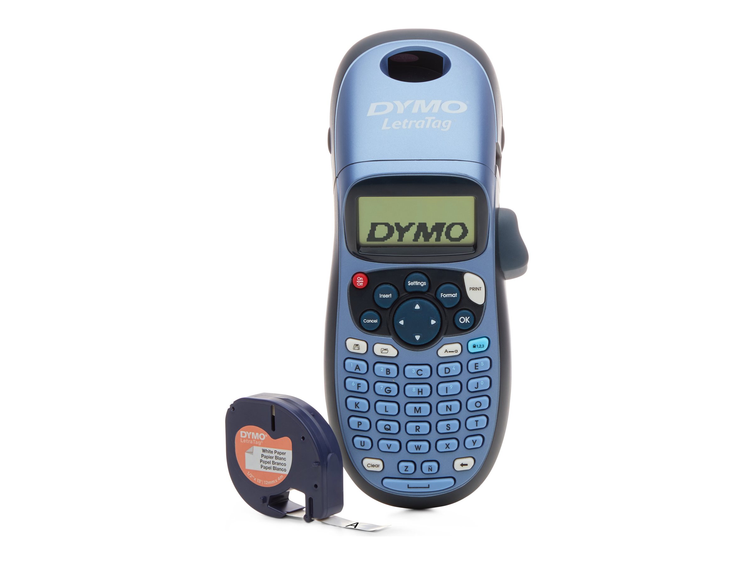 DYMO LetraTag 100H labelmaker B/W direct Product shot Front 79950