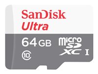 SanDisk Ultra - Flash memory card (microSDHC to SD adapter included) - 64 GB