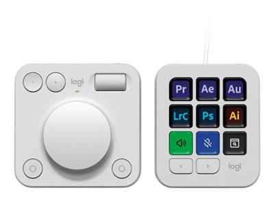 LOGI MX Creative Console Pale Grey