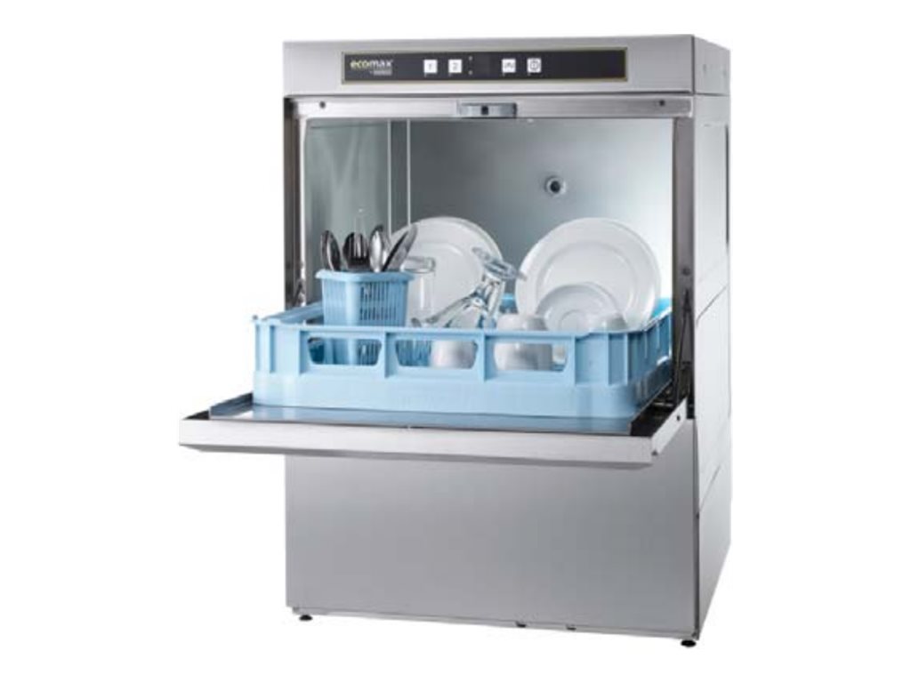 An image of Hobart Ecomax F504W-20B dishwasher - freestanding