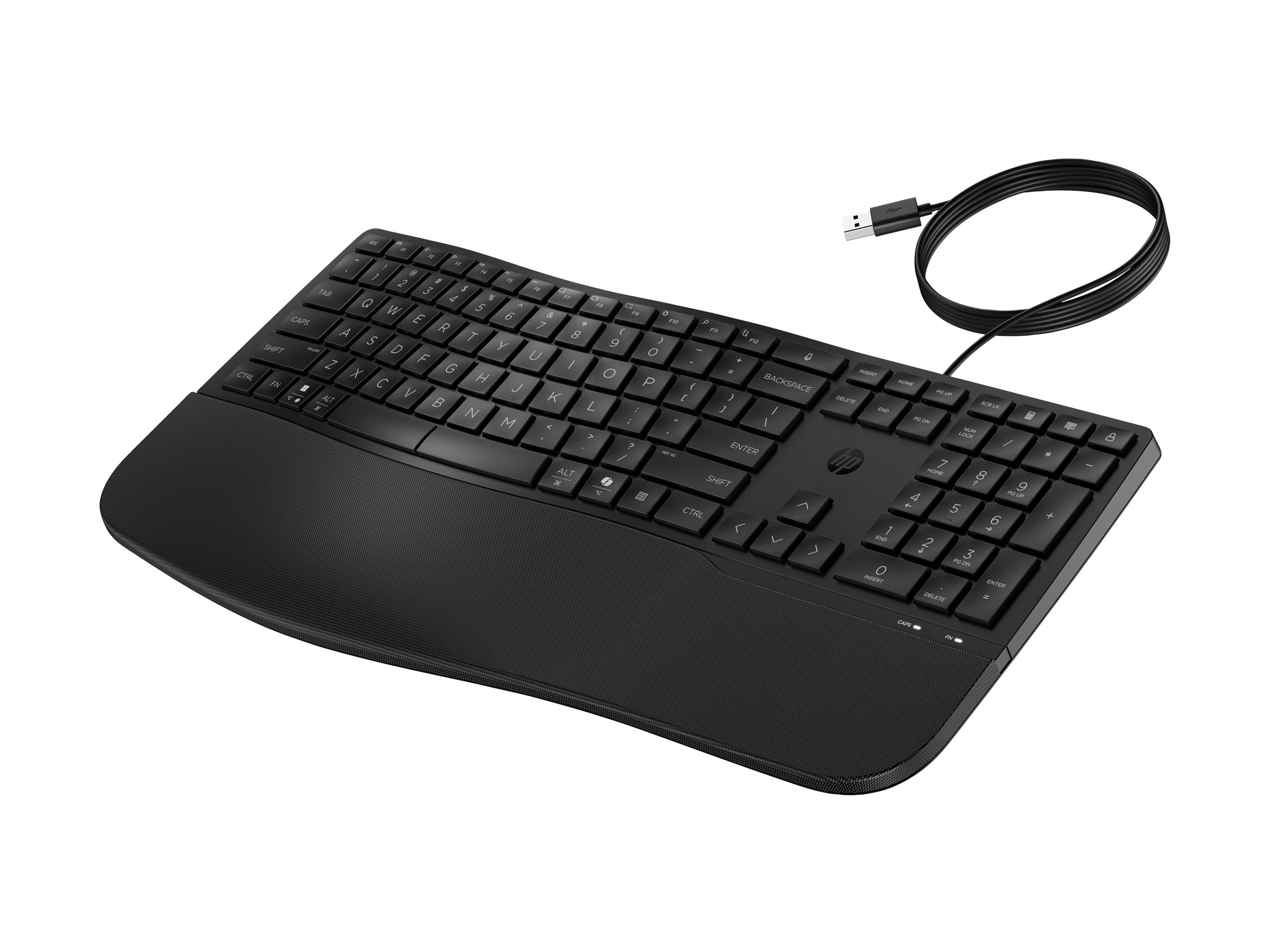 Hp 485 Comfort Keyboard Multi Device 23 Programmable Keys 3 Zone Layout Full Size Qwerty Uk Black Input Device