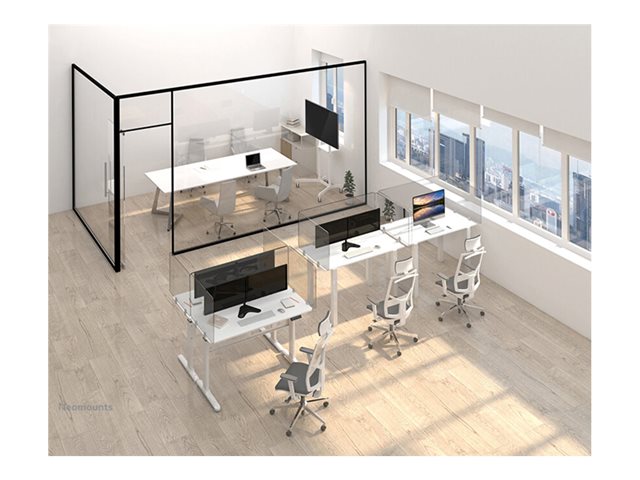 Neomounts NS-GLSPROTECT120 - rozdělená obrazovka - montáž na pracovní stůl - 120 x 65 cm - průhledná – foto 15