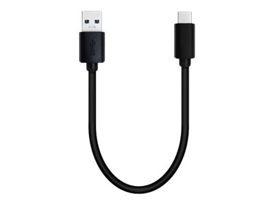 QNAP CAB-U35G02MAC, USB 3.0 5G, 0.2m, Type-A to Type-C, cable