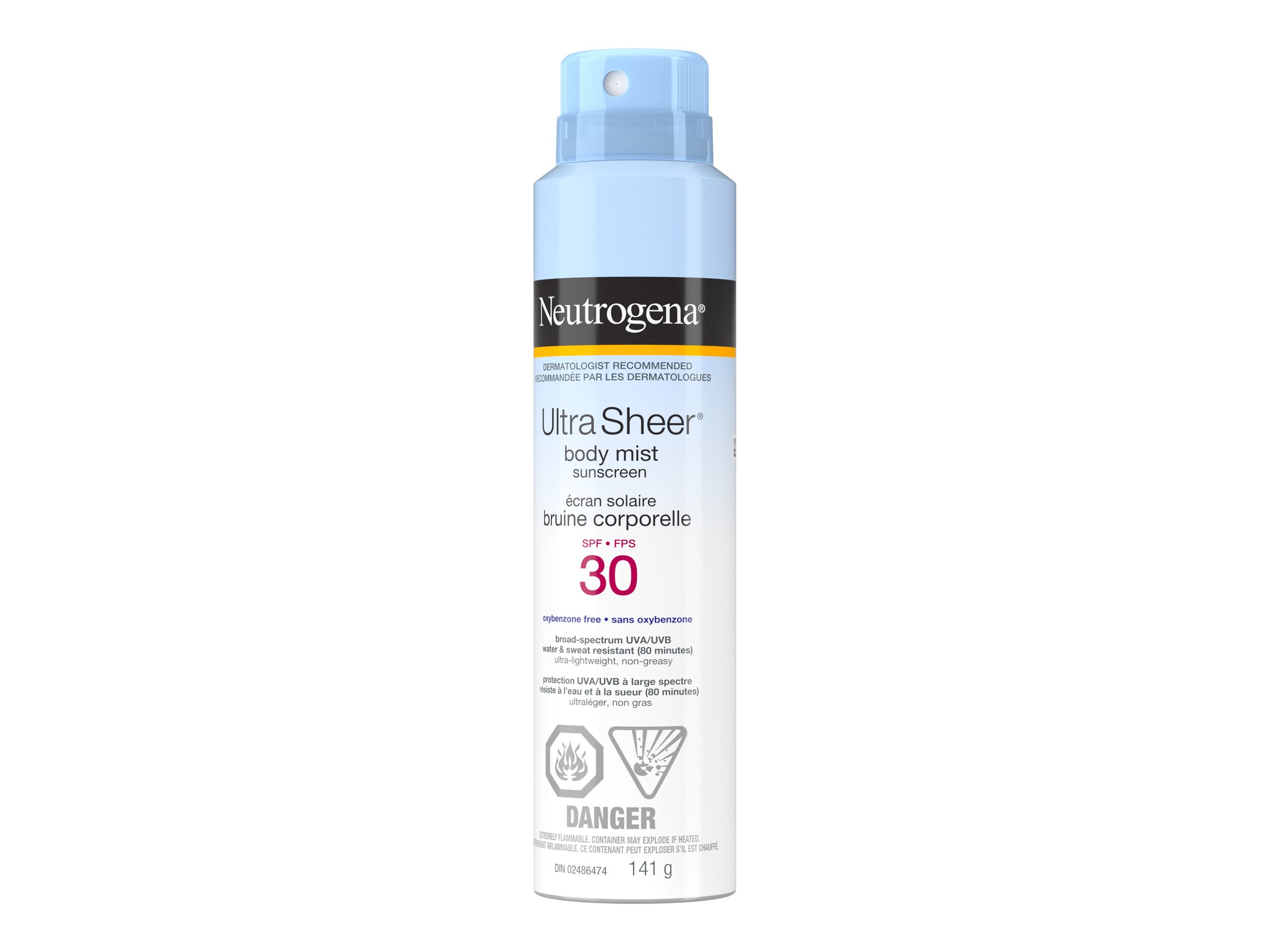 Neutrogena Ultra Sheer Body Mist Sunscreen - 141g/SPF 30