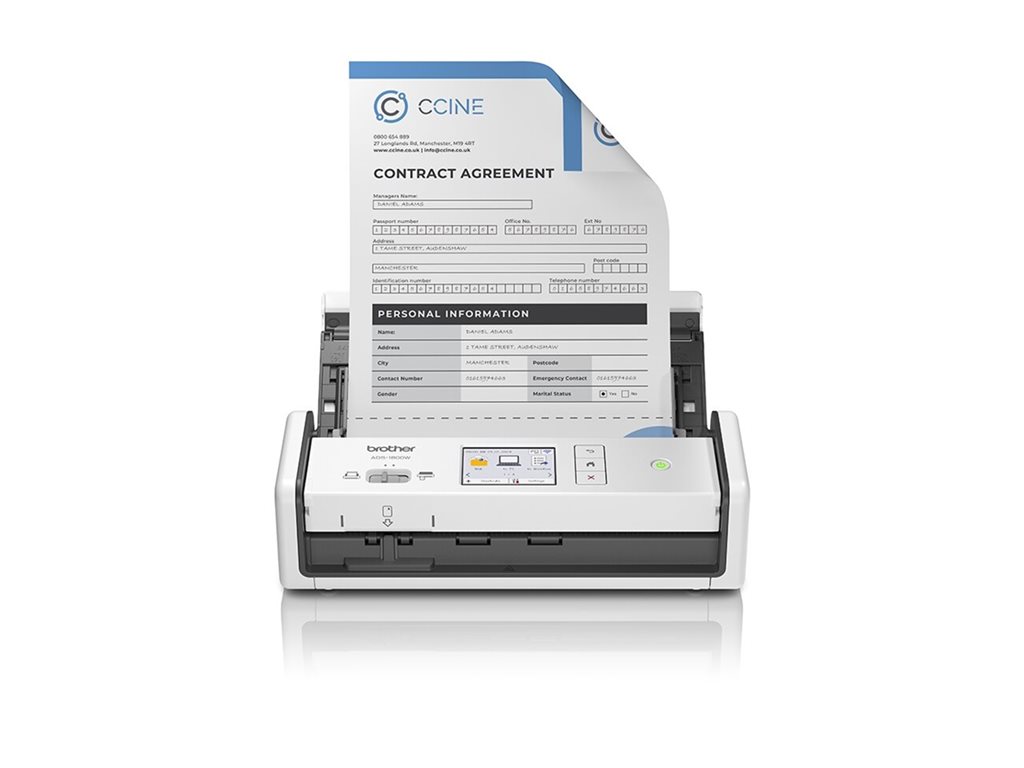 Scanner compact à défilement recto verso 30pm Wifi