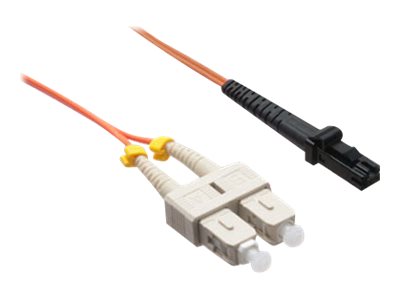 Axiom SC-MTRJ Multimode Duplex OM1 62.5/125 Fiber Optic Cable - 8m - Orange
