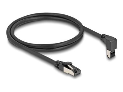 DELOCK RJ45 Netzwerkkabel Cat.8.1S/FTP 90° oben gew./gerade