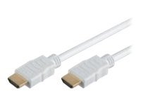 M-CAB HDMI han -> HDMI han 3 m Hvid