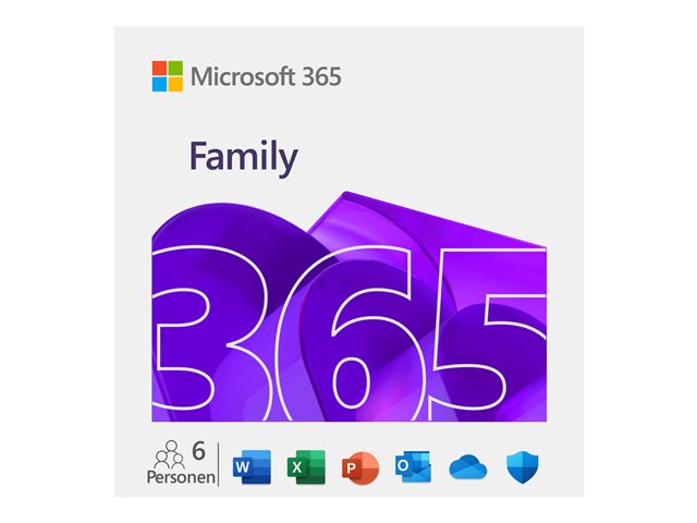 Microsoft 365 Family Subscription Licence 1 Year Up To 6 Users