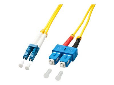Fibre optique Duplex LC/SC OS2, 1m