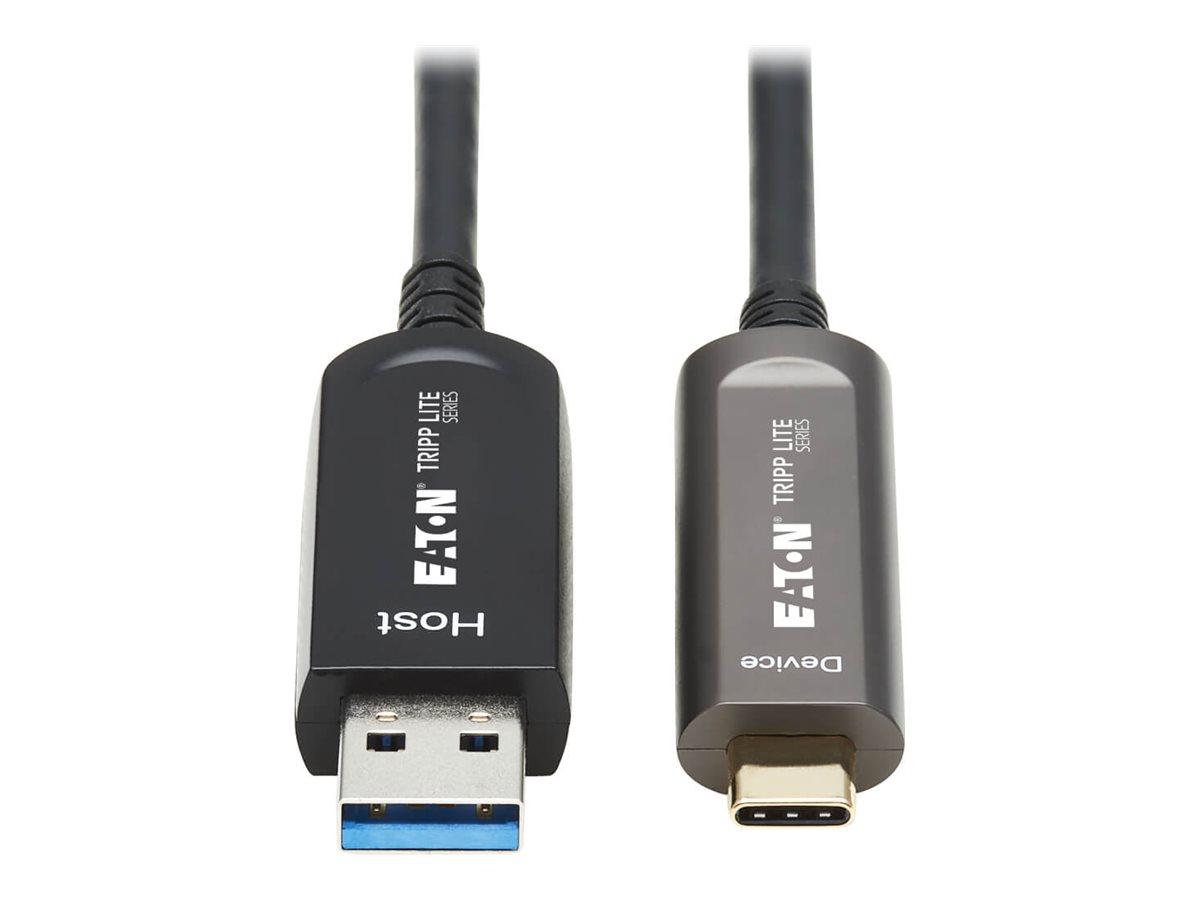 Eaton Tripp Lite Series USB-A to USB C Active Optical Cable Backward Compatible M/M 10M