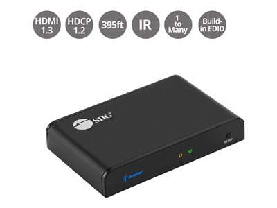 SIIG HDMI HDbitT Over Cat6 Extender with IR & Loop-out