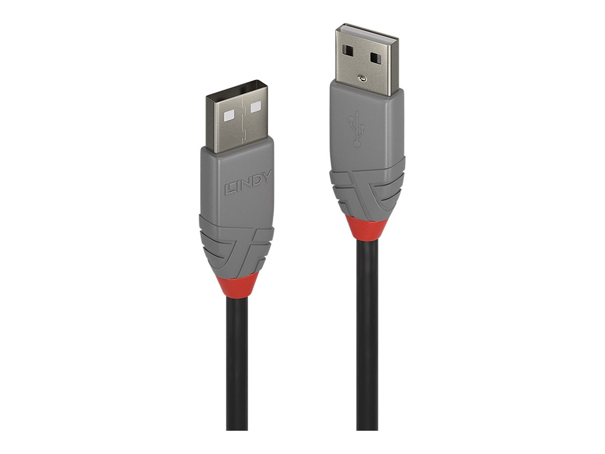 C ble USB 2.0 type A/A, Anthra Line, 1m