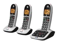 Bt 4600 Advanced Nuisance Call Blocker Trio Cordless Phone Answering System With Caller Id 2 Additional Handsets 3 Way Call Capability