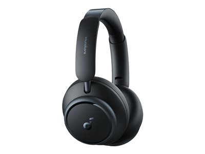 Soundcore Space Q45 - Headphones with mic - full size - Bluetooth - wireless  - active noise cancelling - 3.5 mm jack - black (A3040G11) verslui