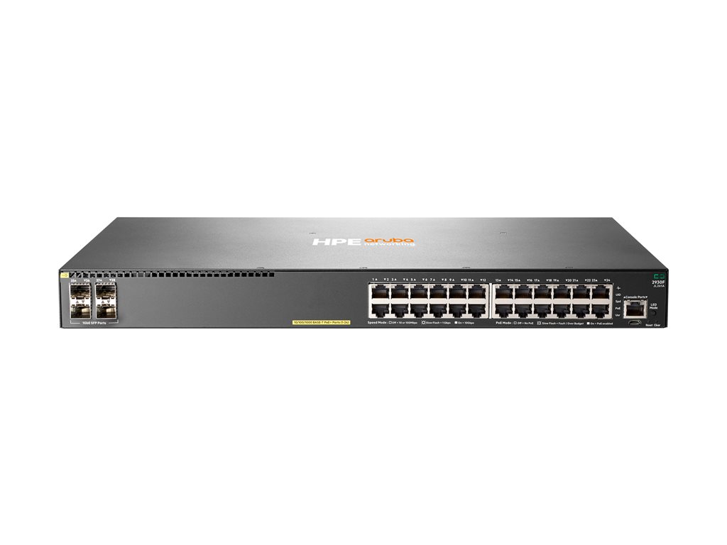 HPE Aruba 2930F 24G PoE+ 4SFP Swch