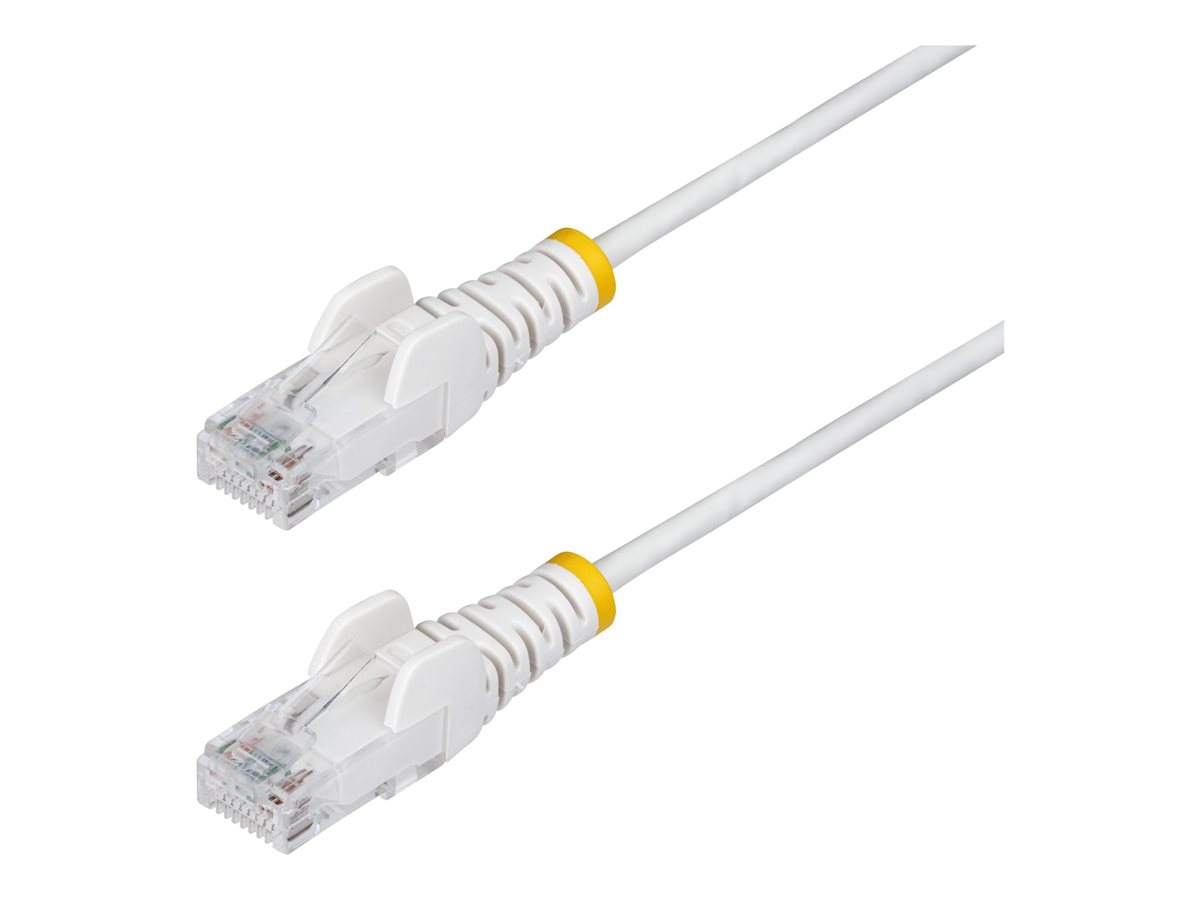 25cm White Slim CAT6 Ethernet Cable