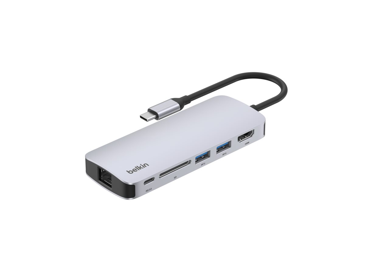 Belkin CONNECT USB-C 6-in-1 Multiport Hub