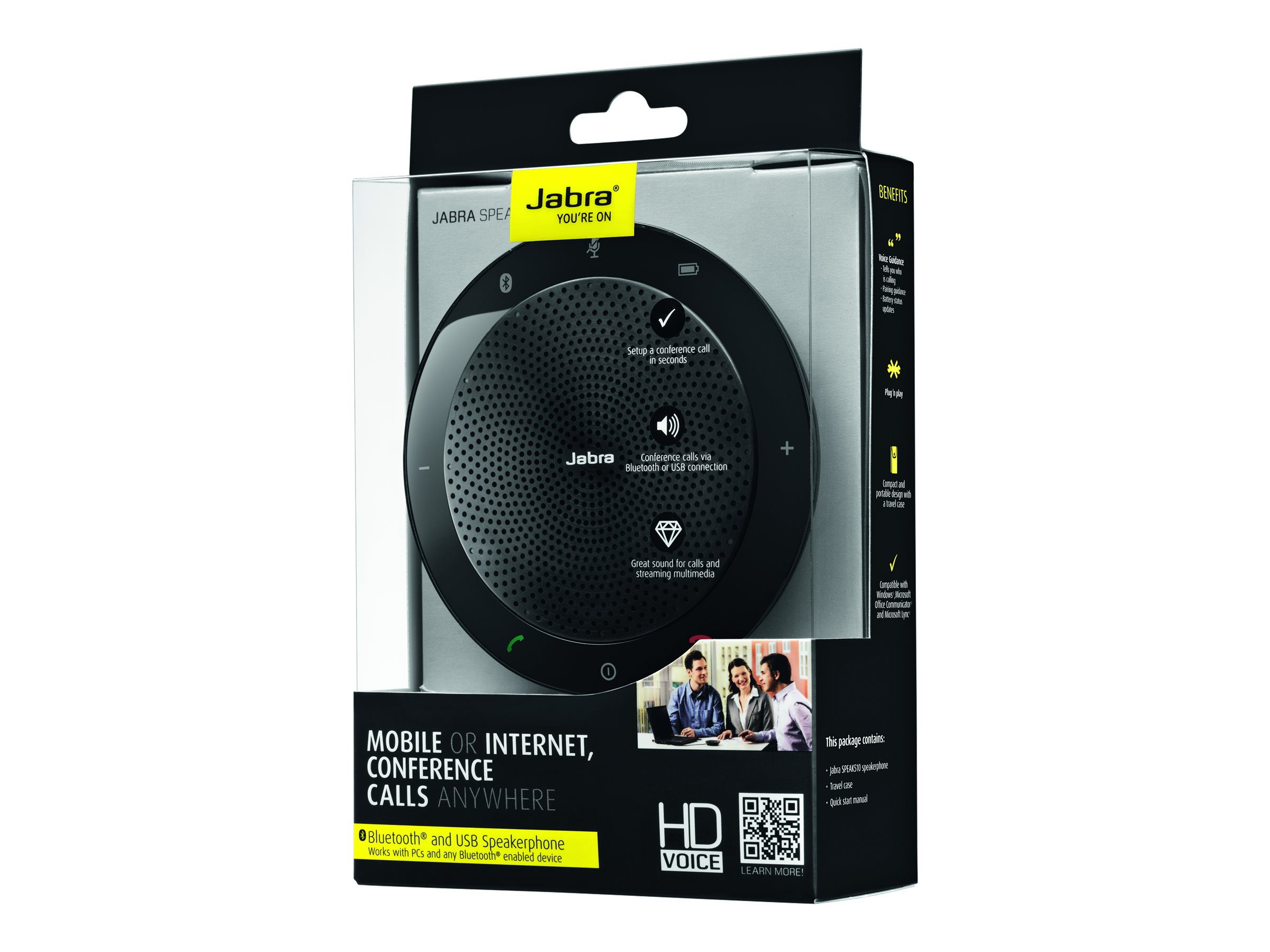 JABRA SPEAK 510 + MS Speakerphone for UC & BT plus Bundle LINK 360 USB Conference solution 360-degree-microphone