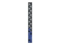 Middle Atlantic OP Vertical Lacing Strips Series - rack lacer strip (vertical) - 3.25 inches wide, with tie posts - 40U
