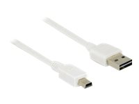 DeLOCK Easy USB 2.0 USB-kabel 1m Hvid