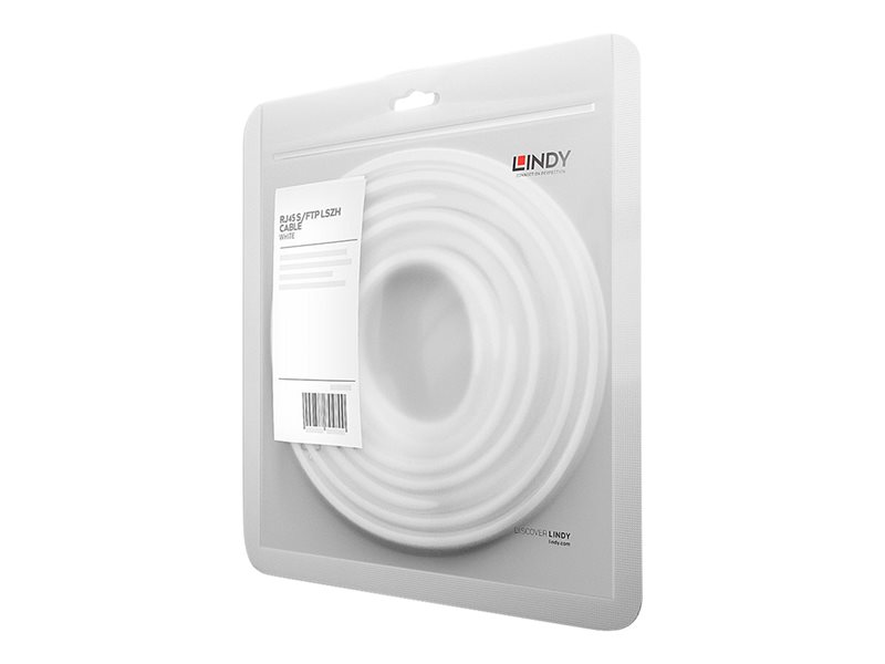 C ble RJ45 S/FTP LSZH, blanc, 1.5m