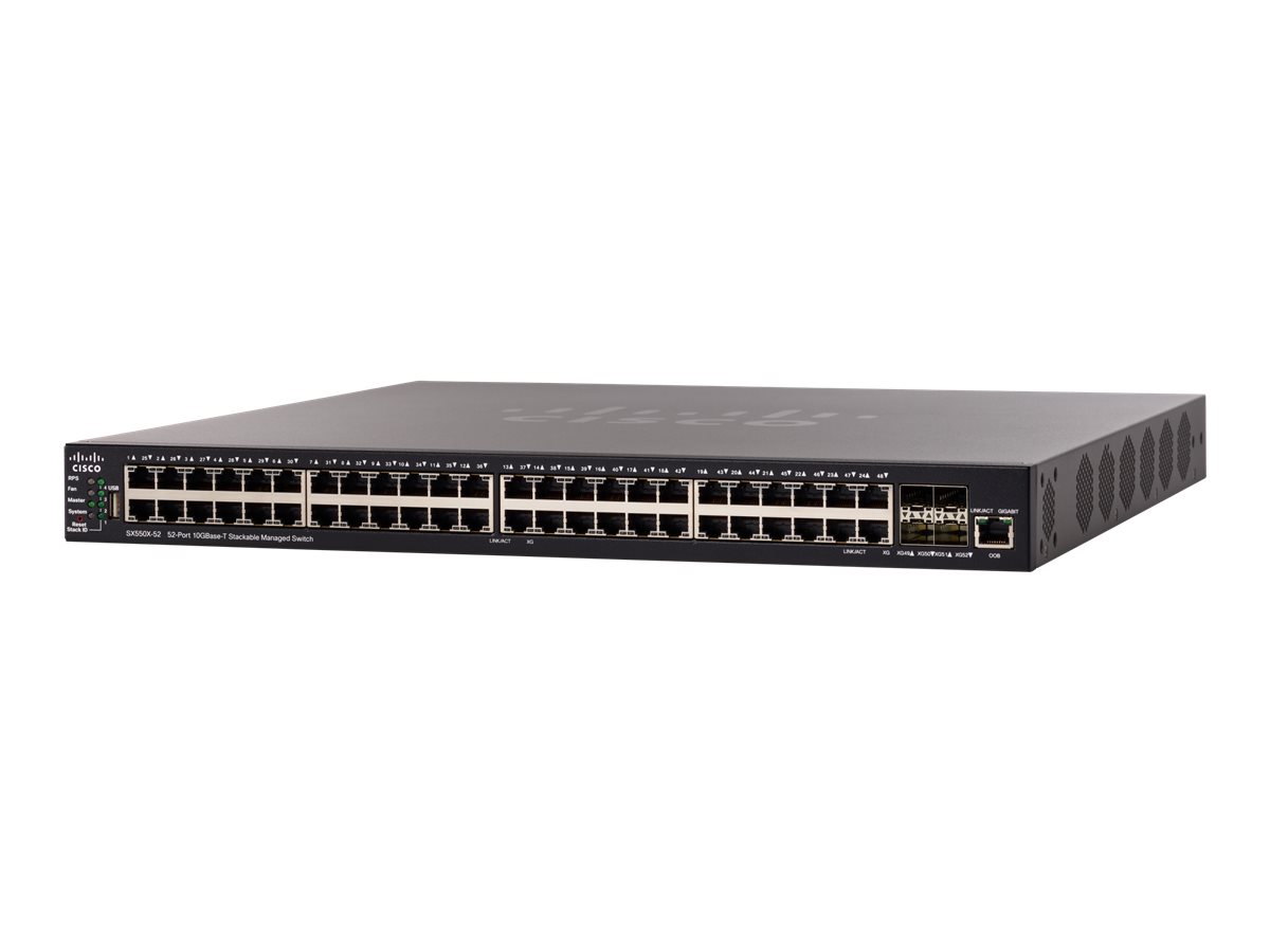 Cisco 550X Series SX550X-52 | Overview, Specs, Details | SHI