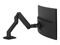 Ergotron HX - Kit de montage (bras articulé, fixation par pince pour bureau, bras prolongateur, montage par passe-câble, pivot) - Technologie de force constante - pour écran LCD / écran LCD incurvé 