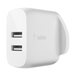 BoostCharge power adapter - 2 x USB - 24 Watt