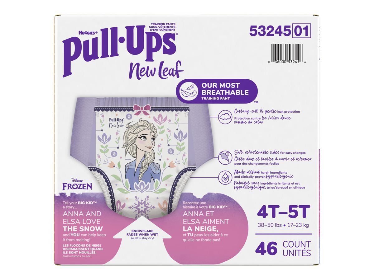 Pull-Ups New Leaf Girls Disney Frozen Potty Training Pants - 4T-5T - 46  Count