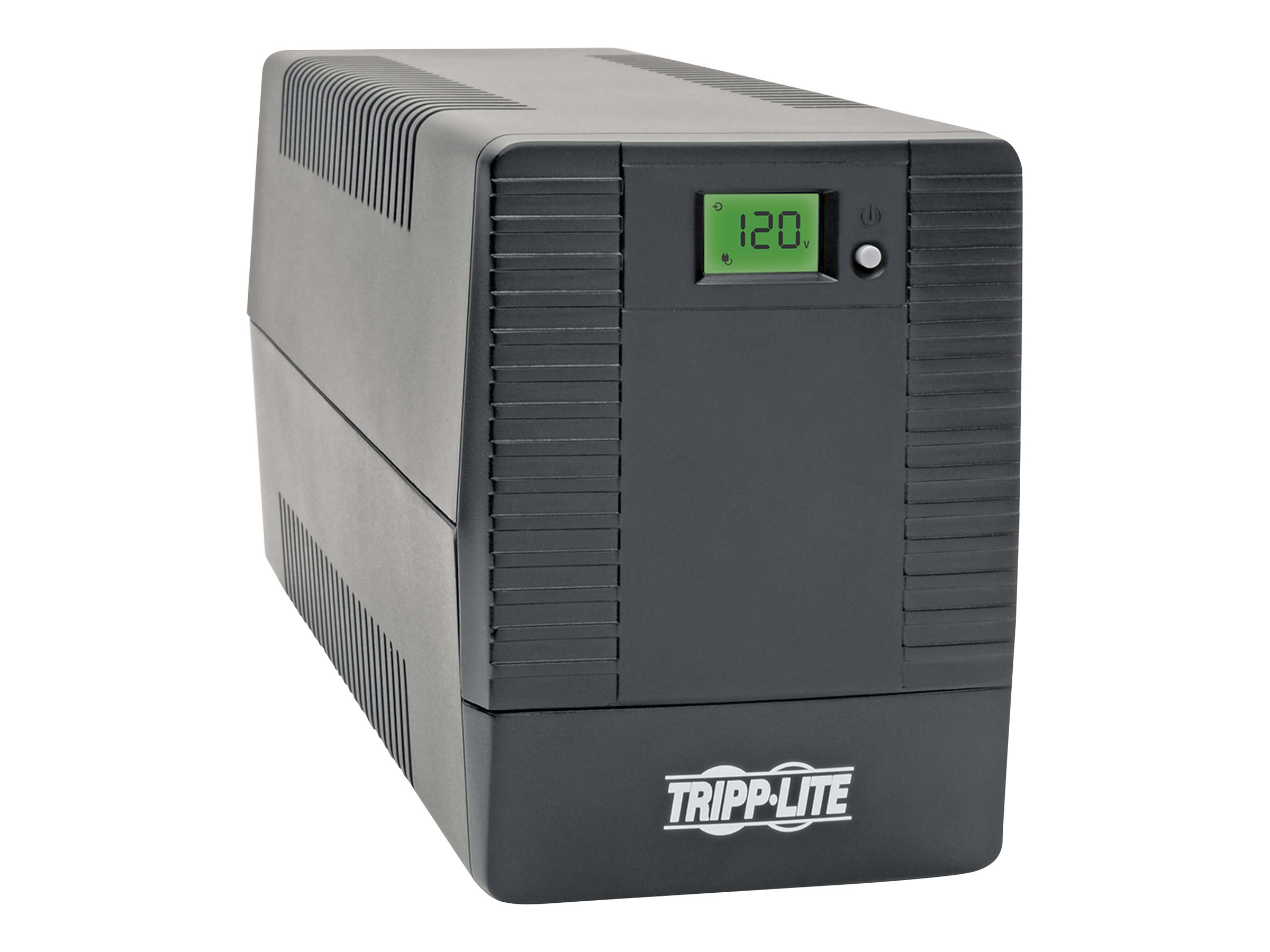 Tripp Lite 500VA 360W UPS Smart Tower Battery Back Up Desktop AVR LCD USB