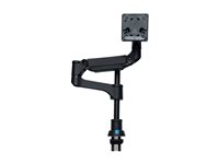 R-Go Single monitor arm Caparo mounting kit - for LCD display - silver