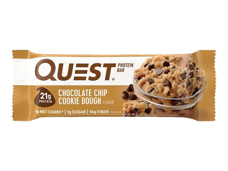 Quest Protein Bar - Chocolate Chip Cookie Dough - 4X60g