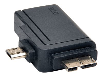Tripp Lite 2-in-1 OTG Adapter USB 3.0 Micro B 2.0 Micro B USB A - USB adapter