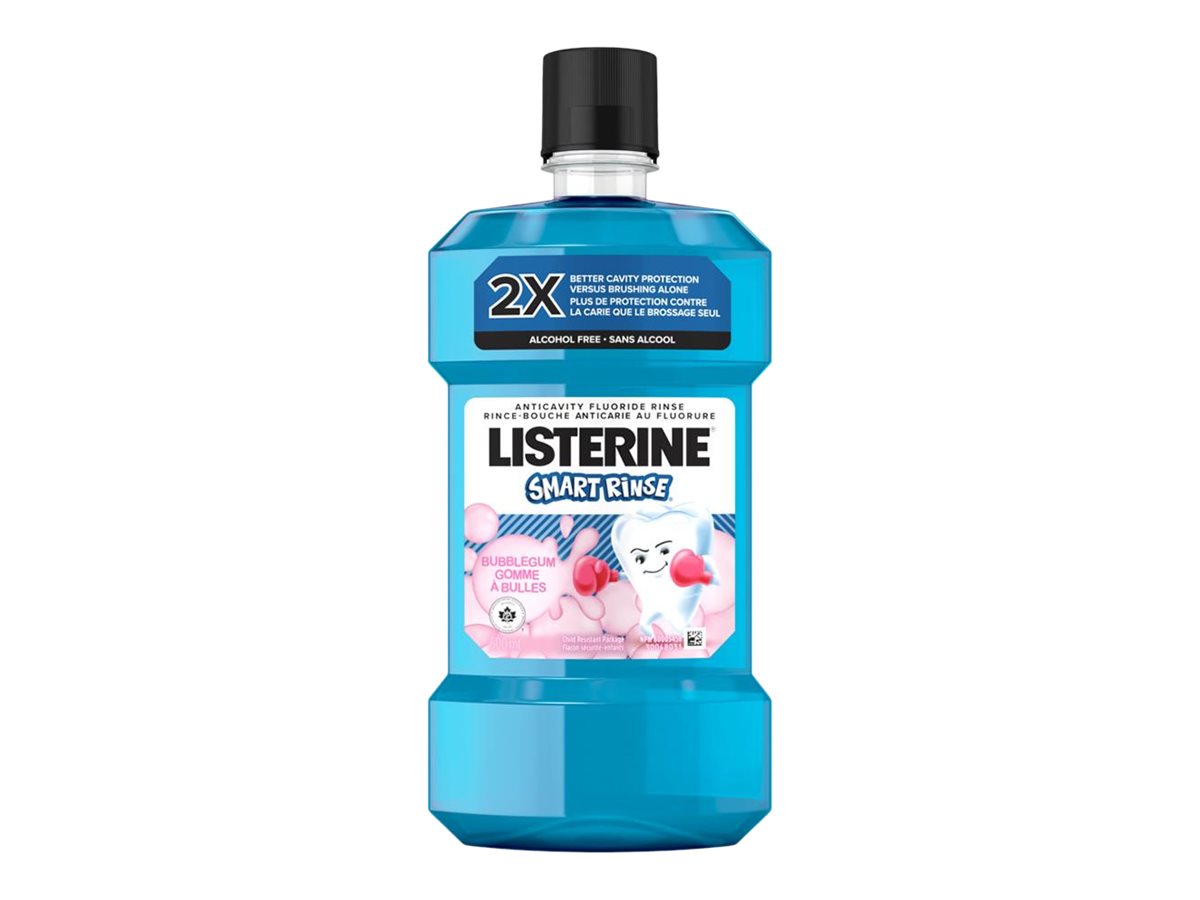 Listerine Smart Rinse Mouthwash - Bubblegum - 500ml