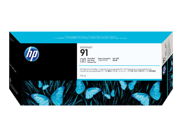 HP 91 - photo black - original - DesignJet - ink cartridge