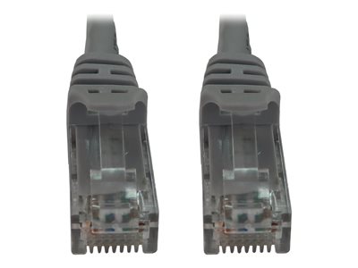 Eaton Tripp Lite Series Cat6a 10G Snagless Molded UTP Ethernet Cable (RJ45 M/M), PoE, Gray, 25 ft. (7.6 m)
