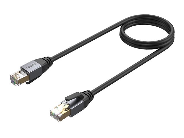 Unitek network cable 10 m Product shot Right-angle 79400
