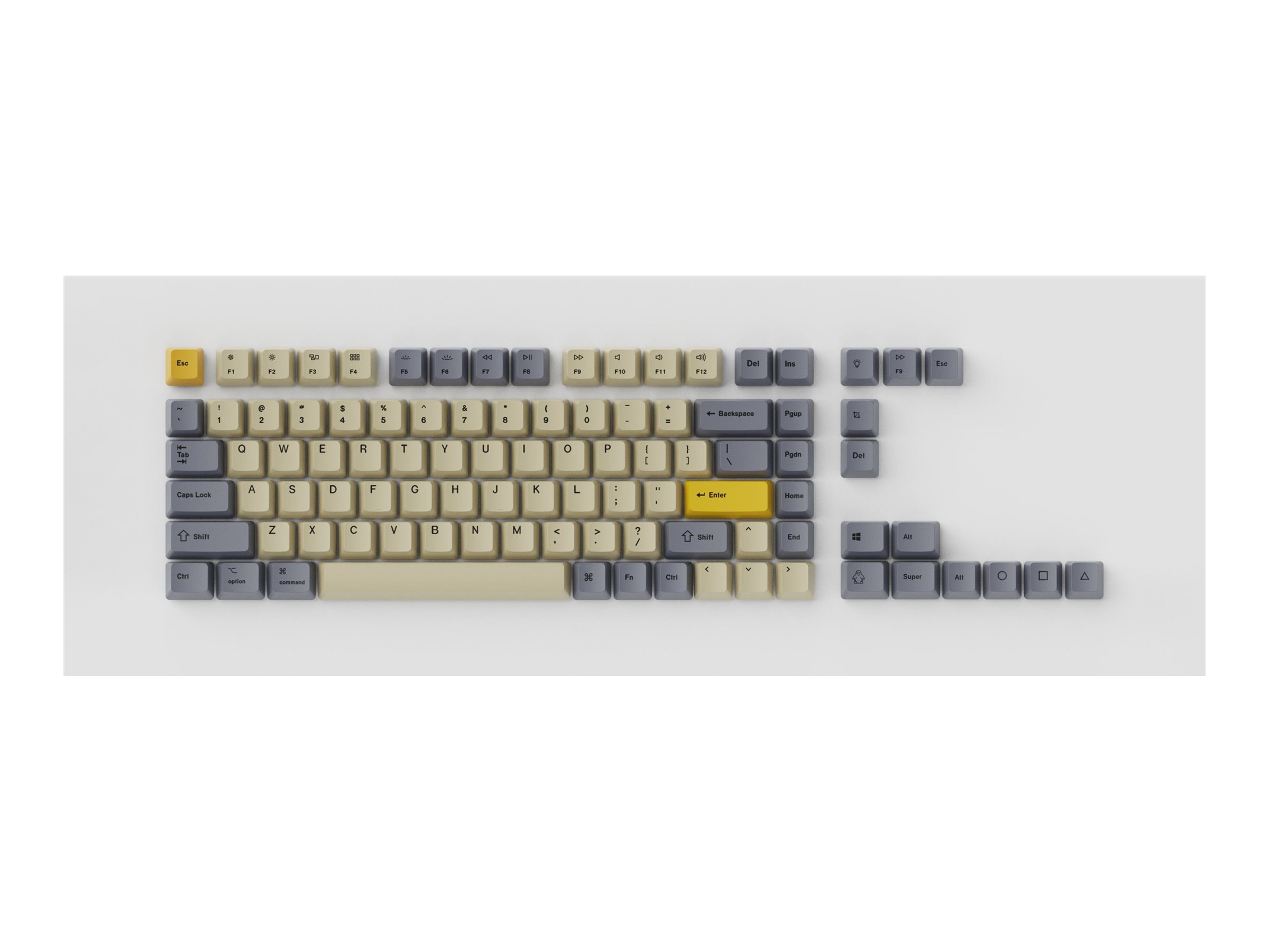 Keychron keycap set OEM dye-sub PBT version Product shot Front 79950