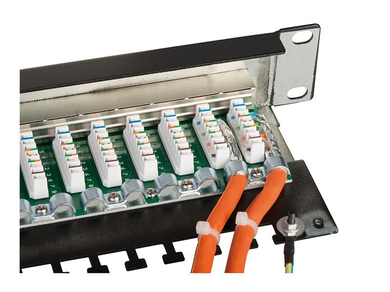 LINDY Cat.6 Patchpanel 24p STP 1U