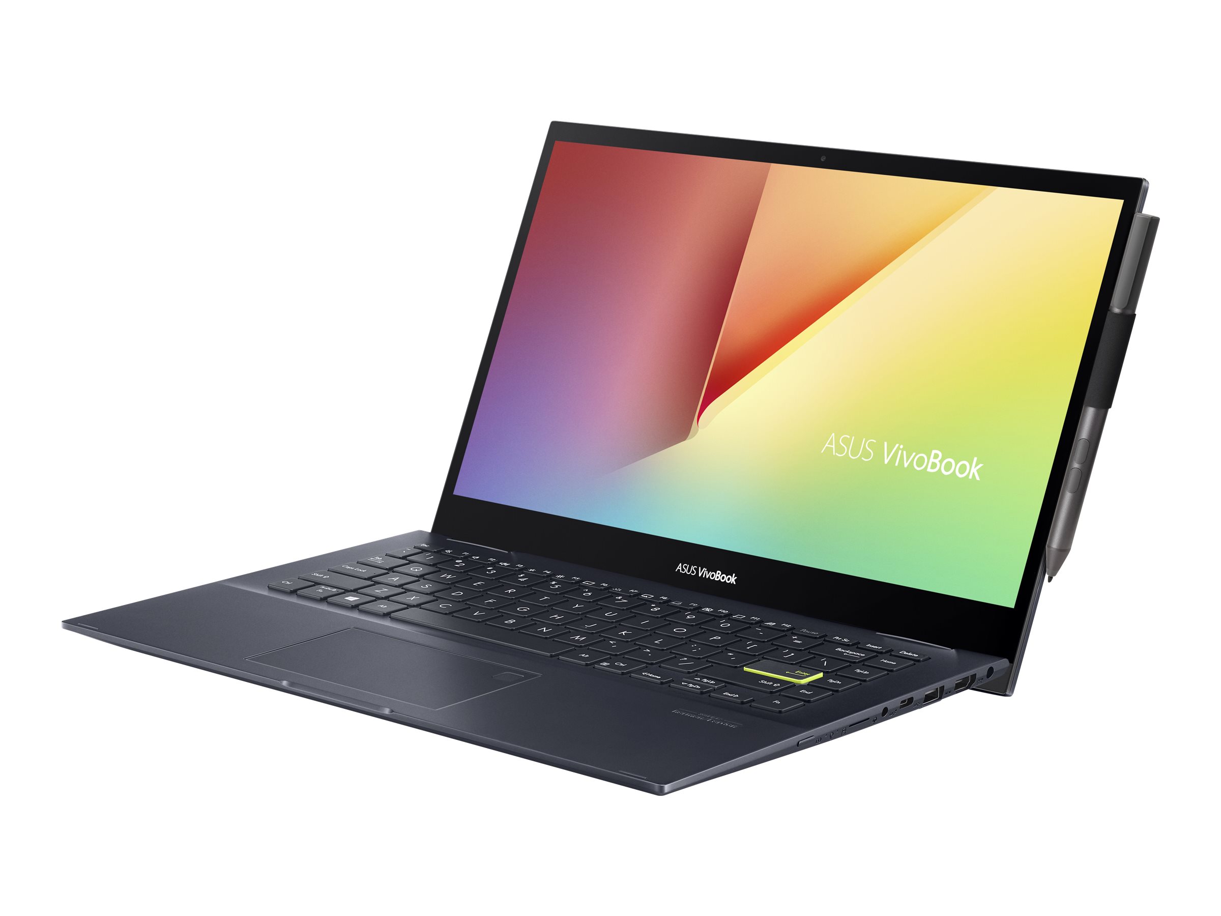 ASUS VivoBook 14 FHD LED 2-in-1 Touchscreen Premium Laptop | AMD Ryzen 5  5500U | 8GB DDR4 RAM | 256GB SSD | Fingerprint | HDMI | Windows 10 | Black  