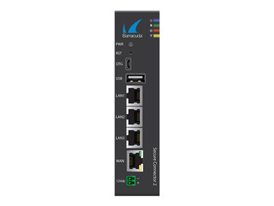Barracuda Secure Connector SC2.0 Security appliance 3 ports GigE DC power 