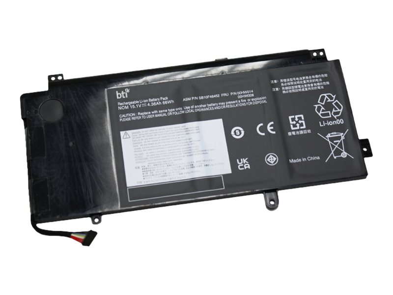 BTI - Notebook battery (equivalent to: Lenovo 00HW008)