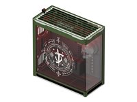 HAVN HS 420 Tower Udvidet ATX Grå Grøn Rød