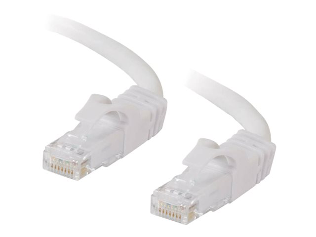 Image of C2G Cat6 Booted Unshielded (UTP) Network Patch Cable - patch cable - 2 m - white