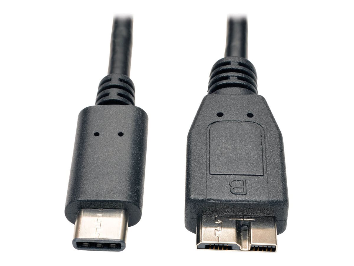Tripp Lite 3ft USB 3.1 Gen 2 USB-C to Micro-B Cable M/M 10 Gbps Fast Charge