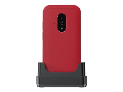 Leva E22 - red, white - 4G feature phone - 128 MB 