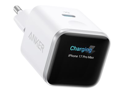 ANKER Nano Charger 45W 1C Display white Smartphone Zubehör